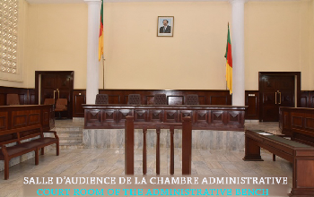 Salle d'audience de la chambre administrative