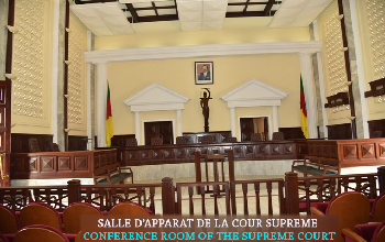 Salle des audiences solennelles de la chambre judiciaire